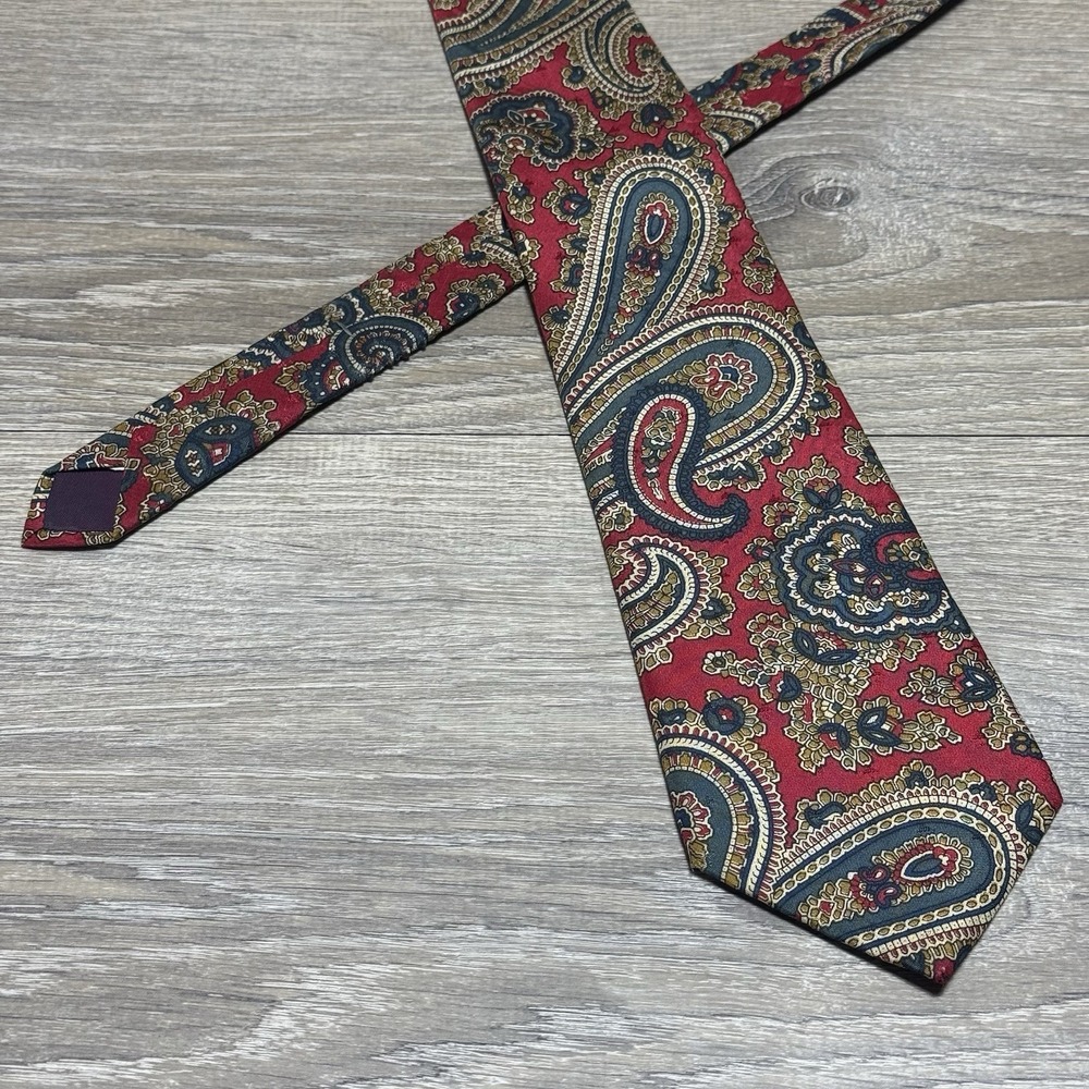 Harbor View Handmade Luxury 100% Silk Neck Tie for Men Made in USA 57"L 3.75"W